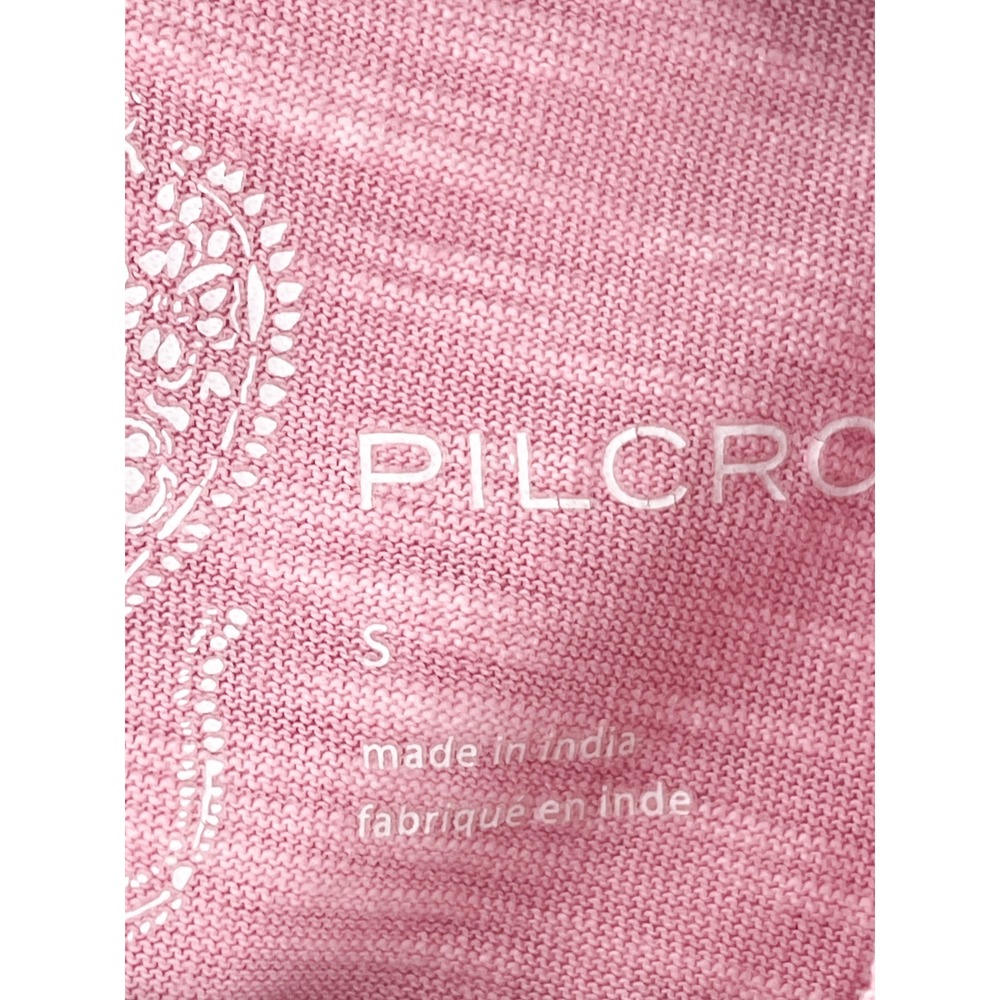 Anthropologie Pilcro Womens Tank Top S Pink Slub Knit High Neck Beachy Soft Girl - Picture 5 of 8